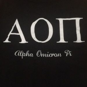 Alpha Omicron Pi AOII tank